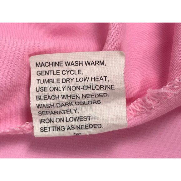 Miss Elaine Women's Dress Pink Short Sleeve Pleated Nightgown Pullover Unlined - Picture 5 of 6